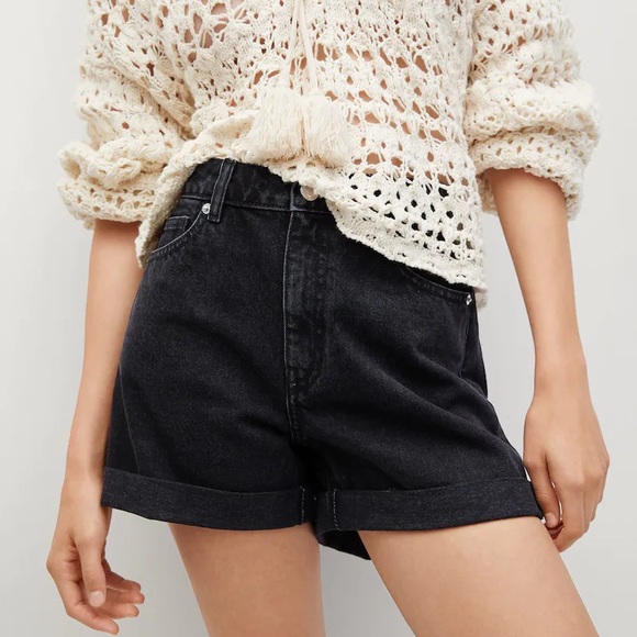 Mango Mom-fit denim Shorts - Picture 3 of 6